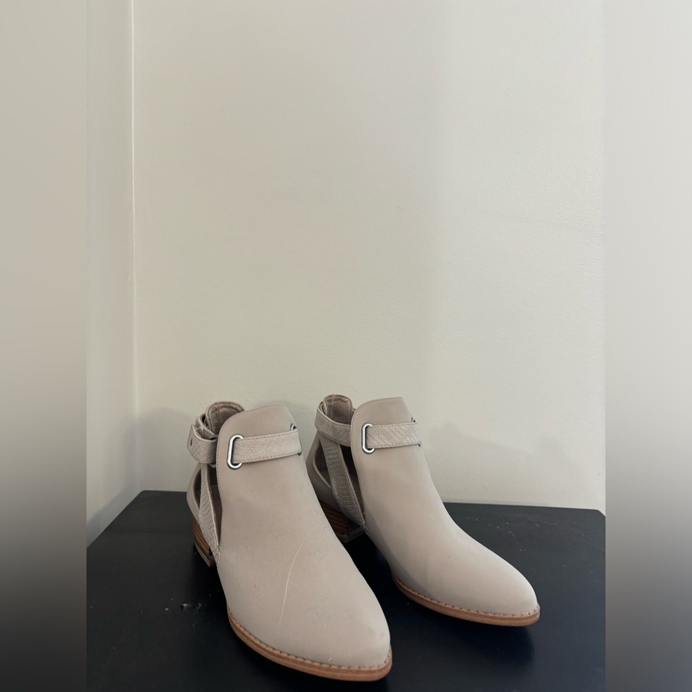 Call It Spring Beige Ankle Booties - Picture 4 of 13